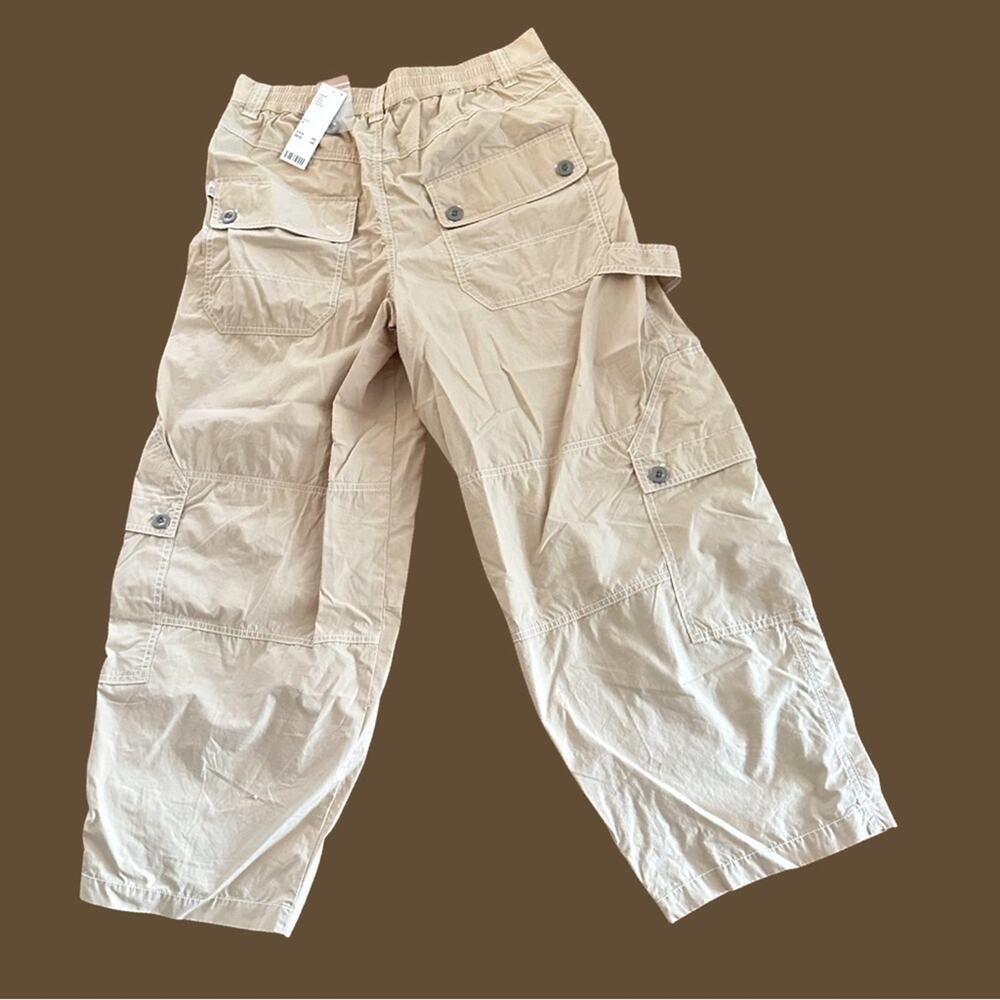 NEW --- URBAN OUTFITTERS - BDG  women' baggy cargo loose pants NEUTRAL - SIZE 6
